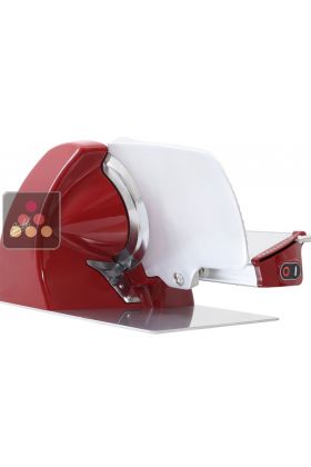 Trancheuse électrique à usage domestique - Lame diamètre 250 mm - Rouge