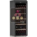 Freestanding multi-temperature wine cabinet for service and storage - Inclined bottle display ACI-CLP106P