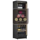 Dual temperature built-in wine cabinet for service or storage - Mixed shelves ACI-CME1600ME