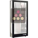 Professional multi-temperature wine display cabinet - 3 glazed sides - 36cm deep - Magnetic and interchangeable cladding - Without shelf ACI-TMH16000