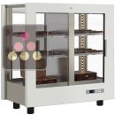 Professional refrigerated display cabinet for chocolates - 4 glazed sides - Without cladding ACI-TCA263N-R290