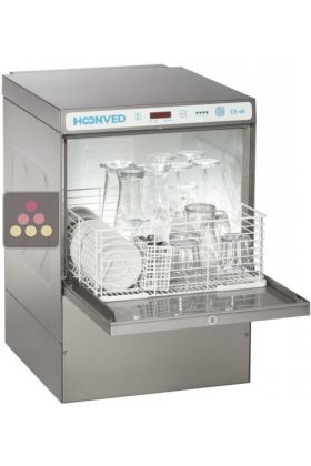 Lave-verres et lave-vaisselle avec adoucisseur intégré - Panier de 400x400mm