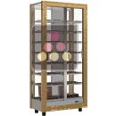 Professional refrigerated display cabinet for chocolates - 4 glazed sides - Wooden cladding ACI-TCR16600I