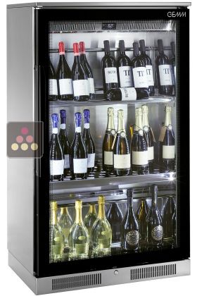 Cave à vin de service mono ou multi-températures - Bouteilles verticales et inclinées