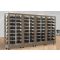 Combiné de 4 vitrines à vin professionnelles multi-usages - 4 cotés vitrés - Habillage magnétique interchangeable