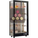 Vitrine réfrigérée de présentation pour snacks et desserts - 3 côtés vitrés - Habillage magnétique interchangeable ACI-TMR16500