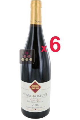 Lot de 6 bouteilles de Vins Rouges Vosne Romanée - 2017 - Domaine Daniel RION