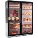 Combination of 2 refrigerated display cabinets for cheese and cold cuts ACI-GEM722