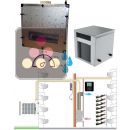 Air conditioner for wine cellar up to 780W with ducted evaporator and humidifier - Vertical ducting ACI-FRX320V