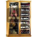 Combination of a Multi-temperature Wine Cabinet and a Single Temperature Delicatessen Cabinet ACI-CLC748P