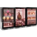 Combination of 3 refrigerated display cabinets for dry-aging, cold cuts and cheese ACI-GEM633