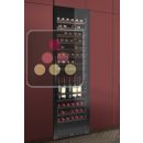 Dual temperature wine cabinet for storage and/or service - Full Glass door ACI-DOM216E