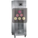 Forced-air commercial refrigerator with glass door - Stainless steel interior and exterior - 465L ACI-LIP105V