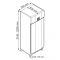 Armoire positive ventilée Gastronorme GN 2/1 porte vitrée  - Cuve Inox - 465L