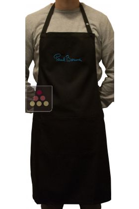 Tablier noir avec signature bleue Paul BOCUSE