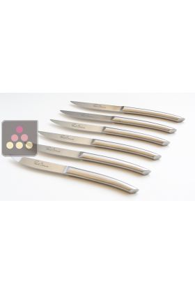 Set de 6 couteaux à viande - Gravure Paul BOCUSE