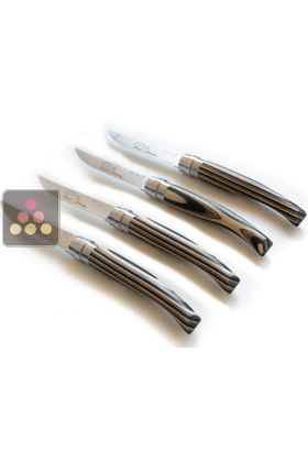 Set de 4 couteaux Opinel – Lame gravée Paul BOCUSE