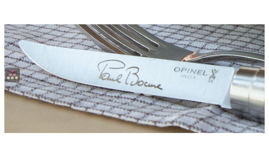 Set de 4 couteaux Opinel – Lame gravée Paul BOCUSE
