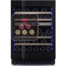 Dual temperature wine cabinet for storage and/or service - Push open door ACI-CHA519