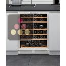 Dual temperature built-in wine cabinet for service ACI-CLI727E