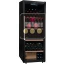 Single or multi-temperature wine cabinet for service or storage ACI-CLI328