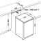 Table-top négatif statique encastrable sous plan - Carrosserie inox - 133L