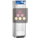 Freestanding professional refrigerator - Glass door with LED side lighting - 422L ACI-LIP150