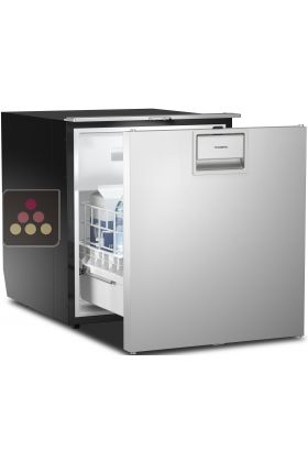 Réfrigérateur-tiroir à compresseur convertible Freezer - 50L - DC 12/24V - Façade inox