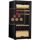 Multi-Purpose Ageing and Service Wine Cabinet for fresh and red wines - 3 temperatures - Storage/sliding shelves ACI-ART217M