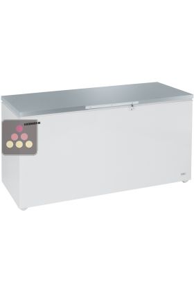 Conservateur-coffre négatif statique - 571L - Couvercle Inox