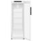 Armoire positive ventilée blanche - Porte vitrée et éclairage LED latéral - 250L