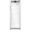 Armoire positive ventilée - Porte vitrée et éclairage LED latéral - Époxy Silver - 250L