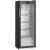 Armoire positive ventilée noire - Porte vitrée et éclairage LED latéral - 250L