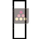 Porte en verre clair pour cave à vin ACI-CHA592(E), ACI-CHA593(E), ACI-CHA16000P(E) (PRO1320M-PRO1320M/1-PRO1200B) ACI-CHA945