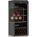 Multi temperature wine service and storage cabinet - Inclined bottles ACI-CLP103P
