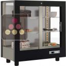 Professional refrigerated display cabinet for dessert and snacks - 3 glazed sides - Without cladding ACI-TCA208N-R290