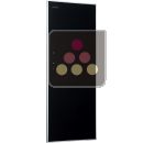 Full door with silver profile for Artevino Wine Cabinet Oxygene  ACI-ART946