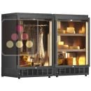 Built-in combination of a cheese & cured meat cabinet ACI-CME2270E
