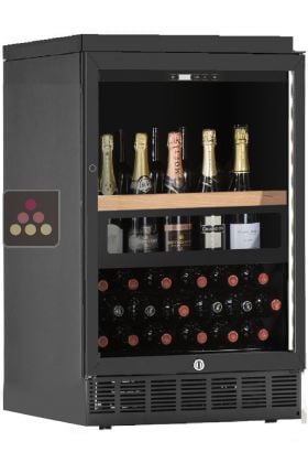 Cave à vin enchassable mono-température service ou conservation avec tiroir coulissant pour bouteilles debout - Modèle d'exposition
