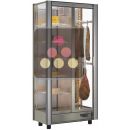 Vitrine à charcuterie et fromage modulaire multi-températures - Usage pro - 3 côtés vitrés - Sans habillage magnétique ACI-TCM116-R290