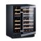 Cave à vin multi-usages 2 températures de service et de conservation
