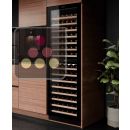 Dual temperature built-in wine cabinet for service and storage ACI-DOM227E