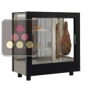 Refrigerated display cabinet for cheese and cured meat presentation - 3 glazed sides - Without frame ACI-TCA202N-R290