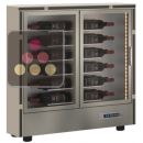 Multi-temperature wine display cabinet - 36cm deep - Horizontal bottles - Without cladding ACI-MDH920
