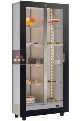 Vitrine encastrable de présentation pour snacks et desserts - Usage pro