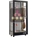 Refrigerated display cabinet for cured meat - 3 glazed sides - Wooden cladding ACI-TCR16100