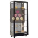 Refrigerated display cabinet for cheese - 3 glazed sides - Wooden cladding ACI-TCA200F