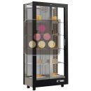 Refrigerated display cabinet for cheese - 3 glazed sides - Wooden cladding ACI-TCR16200