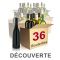 36 bouteilles de vin - Sélection Découverte : vins blancs, vins rouges et Champagne