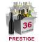 36 bouteilles de vin - Sélection Prestige : vins blancs, vins rouges & Champagne